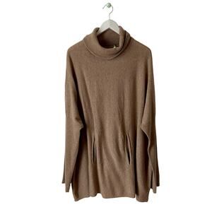 Cozy Brown Turtleneck Sweater
